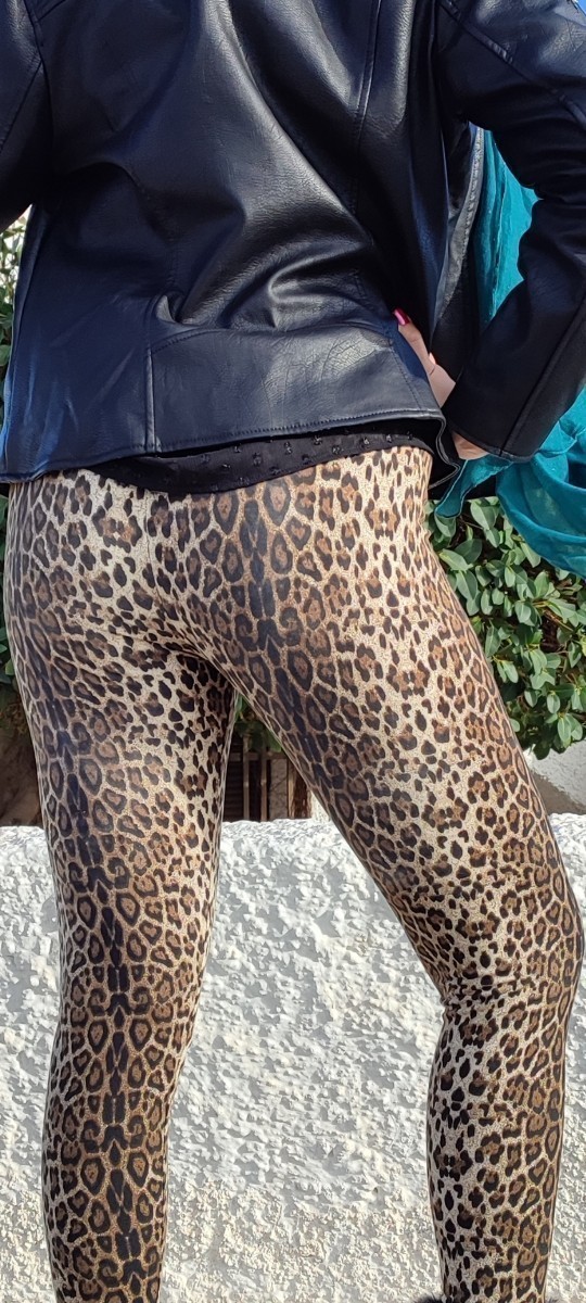 Powerful GoddessSilvana1 leopardleggings leggings