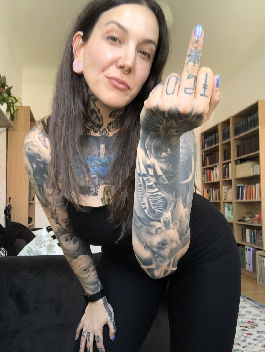Miss Mayhem mayhem tattoo